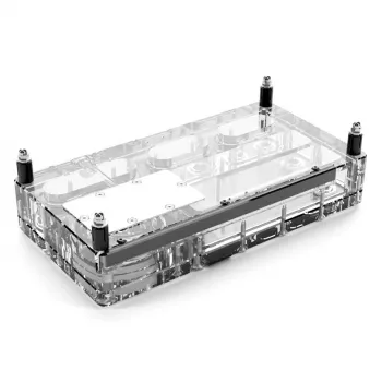 Serbatoio Alphacool Core Distro Plate acrilico trasparente 125x240x68,8mm