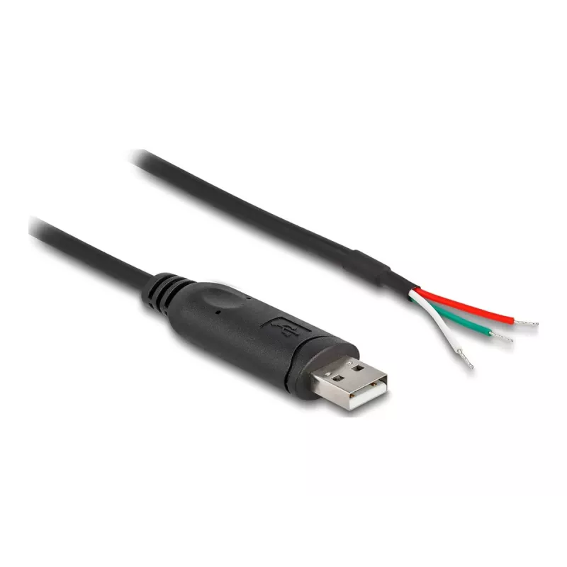 DELOCK Cavo adattatore USB 2.0 Type-A a seriale RS-485 2 m nero