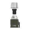 Termos THERMOS TH-170028 470 ml, acciaio inox sottovuoto, verde oliva, 24 h caldo/freddo