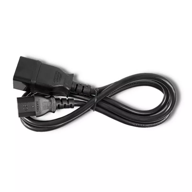 Cavo di alimentazione Qoltec 53991 nero 1,2 m C20 C13 femmina