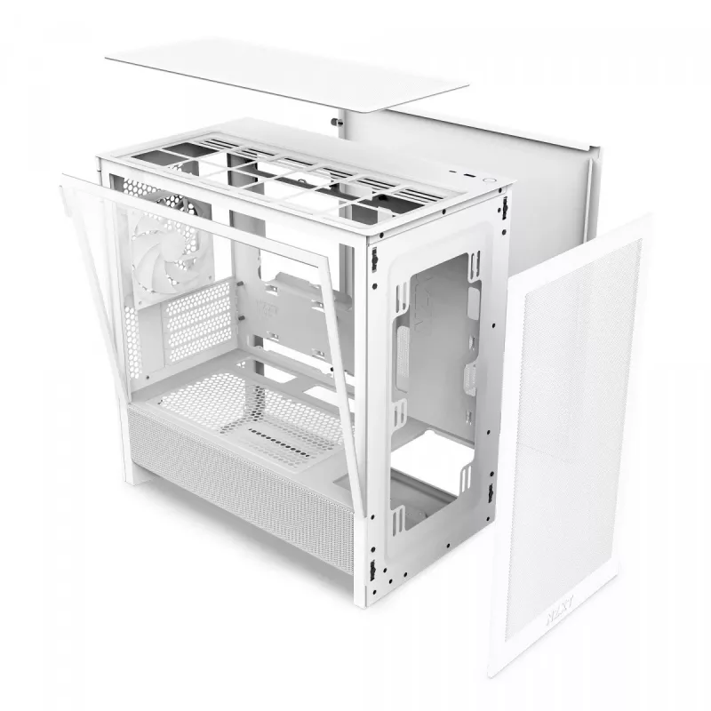 Case per PC NZXT H9 H3 Flow midi tower bianco