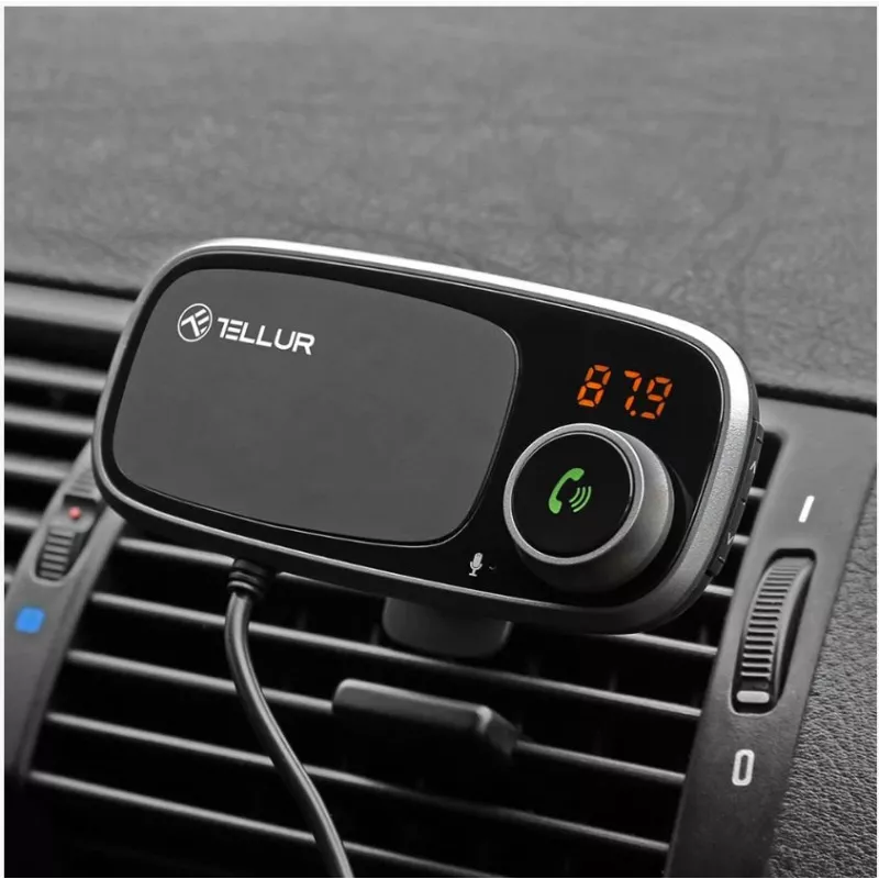 Supporto magnetico per cellulare Tellur FMT-B6 nero — angolo regolabile, compatibile con smartphone