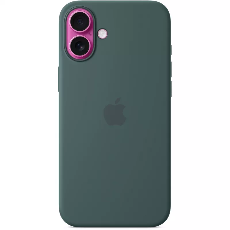 Apple iPhone 16 Plus Custodia in silicone compatibile MagSafe – Verde oceano