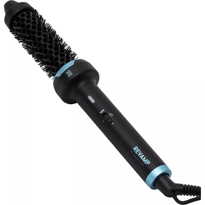 Spazzola termica Revamp BR-1300A-EU Ceramic Ionic 30mm – spazzola styling riscaldata per capelli