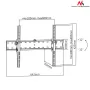 Maclean Mc-668 supporto a parete inclinabile, fino a 40 kg, VESA 100x100 fino a 600x400