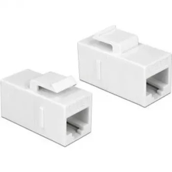 Modulo keystone DeLOCK 86379 angolare bianco RJ-45