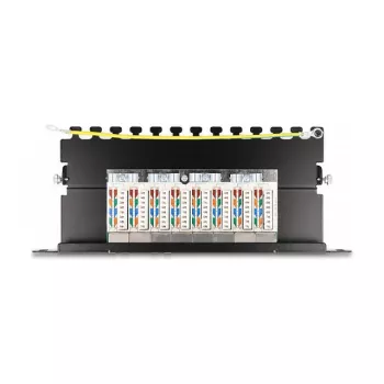 Patch panel DeLOCK 10 pollici 8 porte Cat.6A 0,5U nero