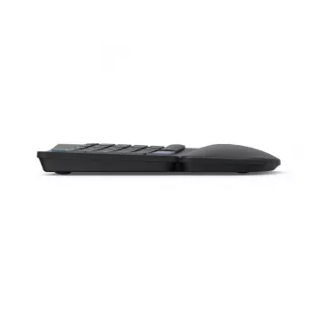 Tastiera ergonomica wireless HAMA WK-900 nero USB, layout compatto, connessione wireless