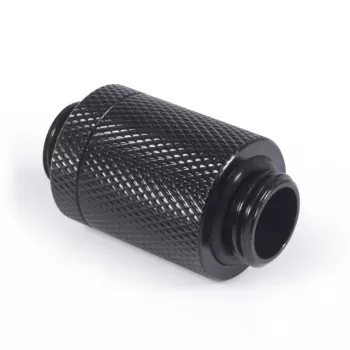 Alphacool ES D-Plug 25,5 mm G1/4 AG su G1/4 AG - Deep nero (17580)