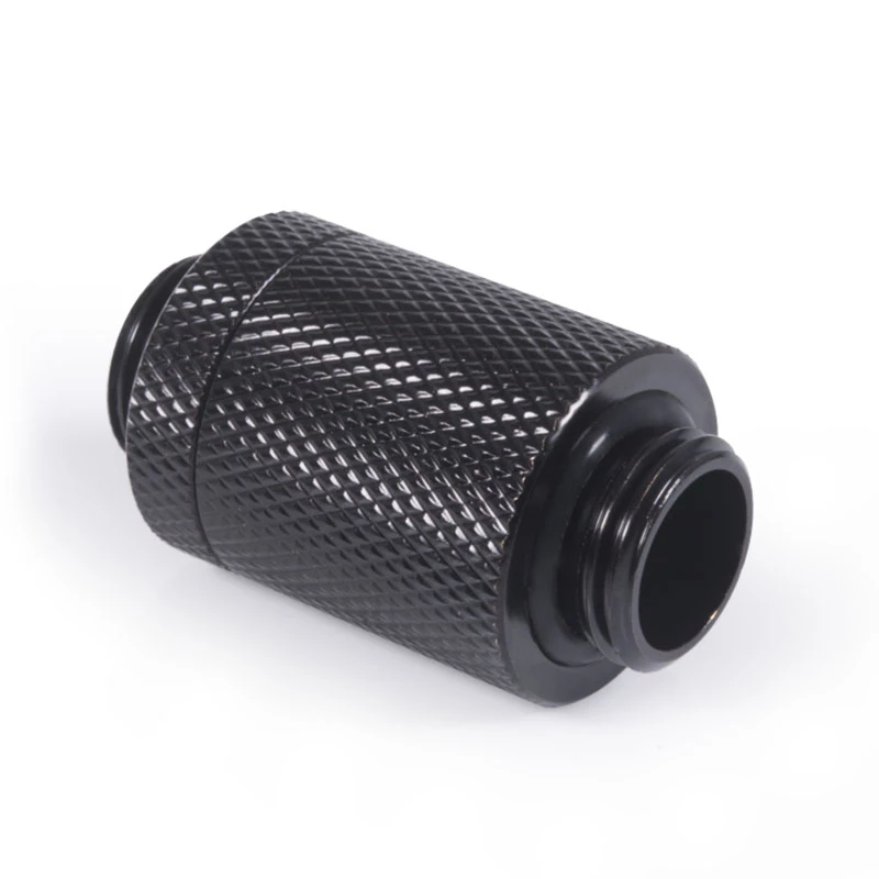 Alphacool ES D-Plug 25,5 mm G1/4 AG su G1/4 AG - Deep nero (17580)