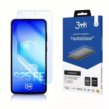 Pellicola protettiva in vetro temperato FlexibleGlass 3MK per modello Samsung Galaxy S25 FE