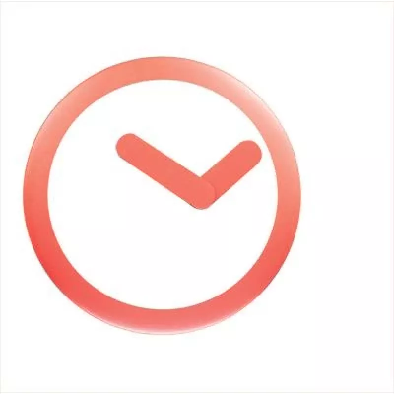 NeXtime orologio 2615ro Focus, Ø25 cm, orologio da parete, bianco/rosso