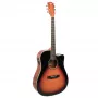Chitarra elettroacustica V-tone VEAG1 CE 4/4 legno — dreadnought full-size, cutaway, tavola in abete, fondo e fasce in mogano, preamplificatore integrato