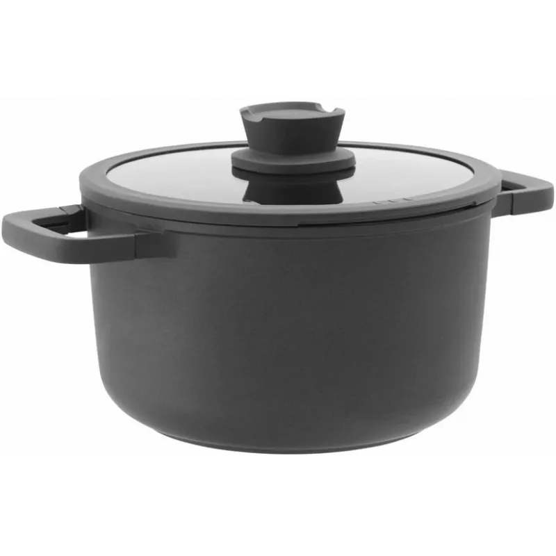 Pentola STONE+ con coperchio 24X14CM 5,6L