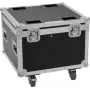 Flightcase Roadinger 4x TMH-S90/H90/B90 — design robusto per 4 dispositivi