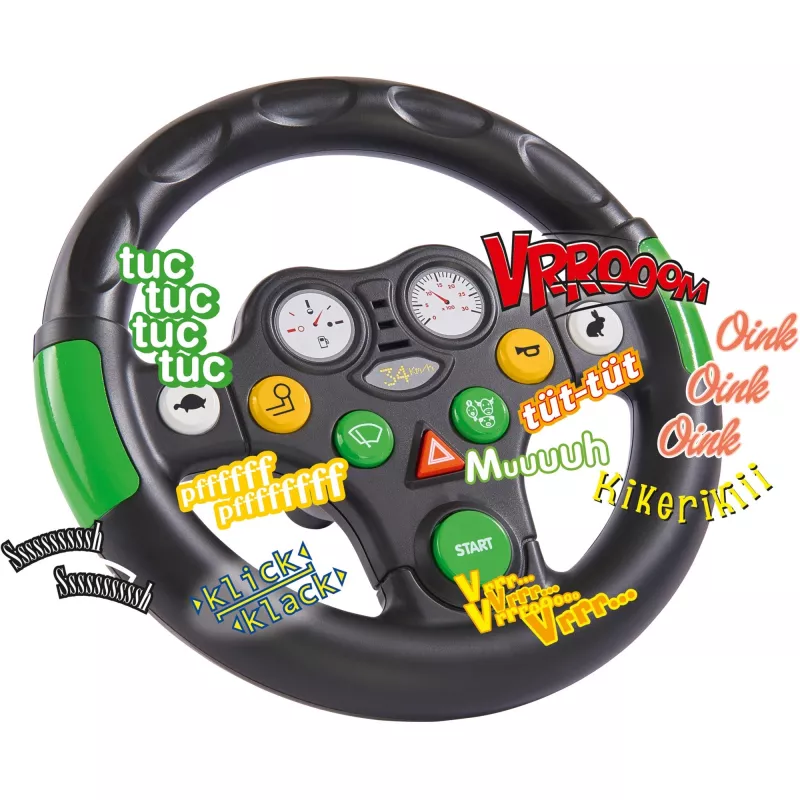 Accessorio ruota sonora per veicoli scivolo Simba-Dickie BIG 800056488 — nero/verde, per bambini da 3–7 anni, 450 g