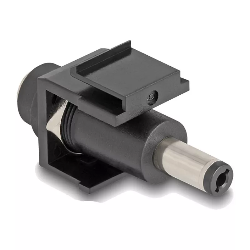 Modulo Keystone DeLOCK DC 5,5 x 2,1 mm femmina su maschio nero