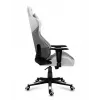 Sedia da gaming Huzaro Force 6.2 a guscio grigio, bianco