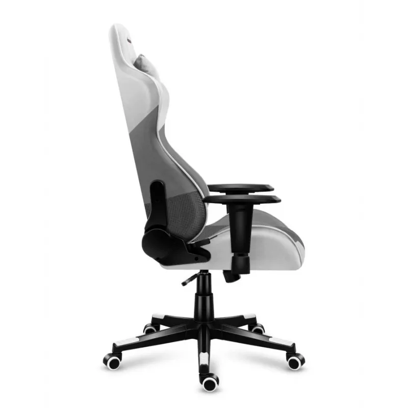 Sedia da gaming Huzaro Force 6.2 a guscio grigio, bianco
