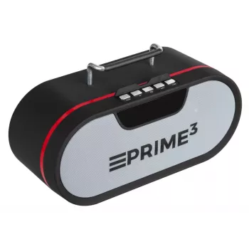 Radio portatile PRIME3 APR81 — FM, 12 W RMS, MicroSD, batteria 3600 mAh, grigio