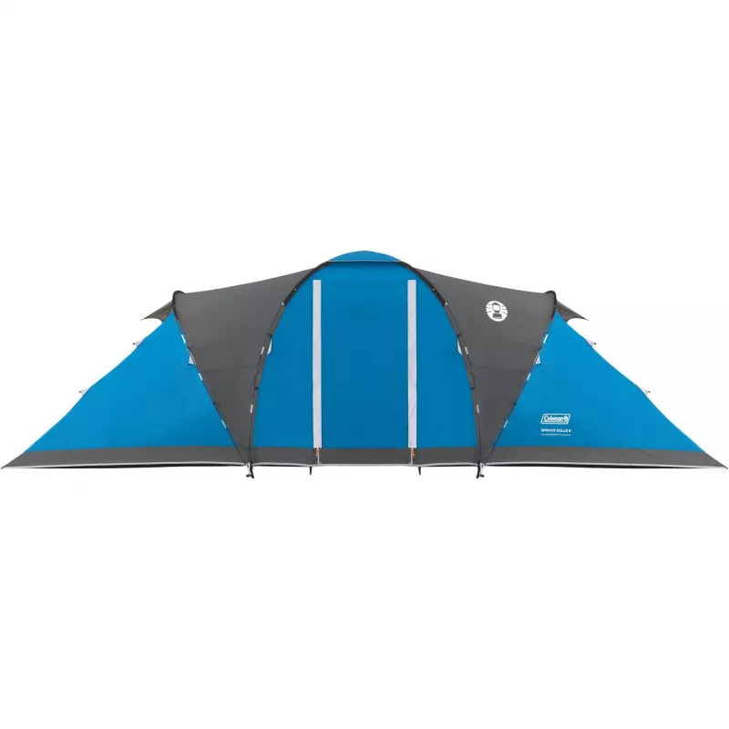 Tenda COLEMAN Spruce Falls 6 (2025) — tenda tunnel, 6 persone, blu/grigio