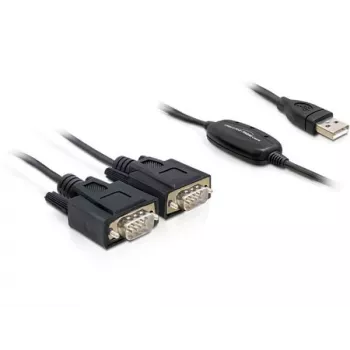 Cavo seriale DeLOCK 2x RS232/USB 2.0 nero 61886