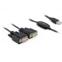 Cavo seriale DeLOCK 2x RS232/USB 2.0 nero 61886