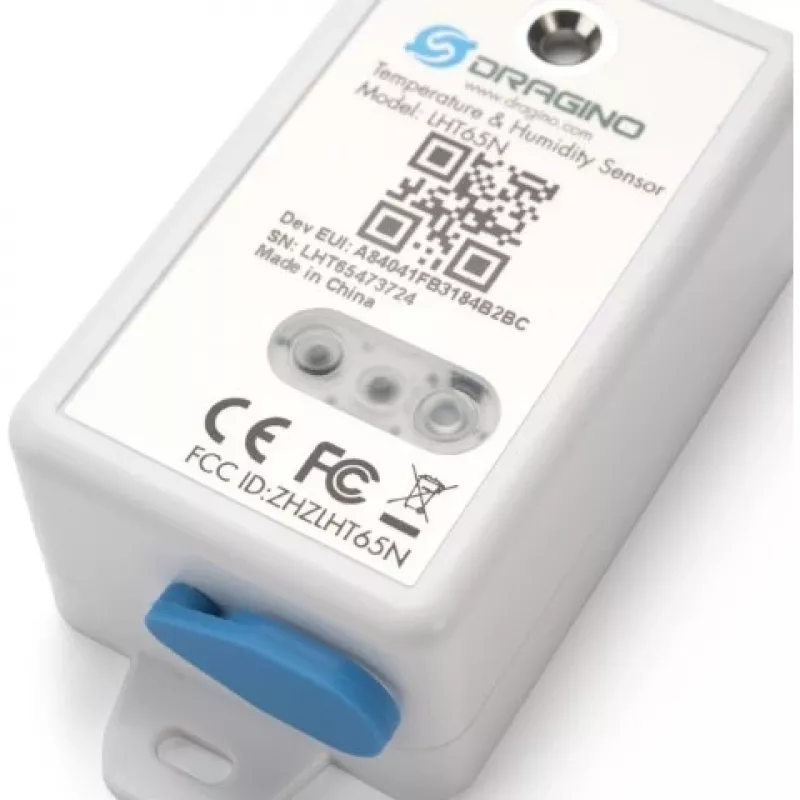 Sensore di temperatura e umidità DRAGINO LoRaWAN LHT65S-EU868-E3 — sensore ambientale LoRaWAN EU868