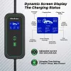 Caricabatterie mobile EV Qoltec regolabile 2in1 Type2 | 7kW | 230V | CEE 3 PIN | Wi-Fi | LCD | portatile | wallbox | 5m