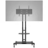 Hagor 8209 HP Twin Stand supporto mobile da pavimento per display da 32-55 pollici (81-140 cm), 45 kg, regolabile in altezza, nero