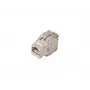 Alantec MKB-S6-1 presa keystone RJ45, STP Cat6, senza attrezzi, argento