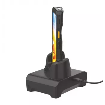 Cradle di ricarica a slot singolo – compatibile con cinturino e impugnatura a pistola – richiede cavo USB-C
