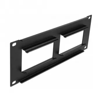 Patch panel DeLOCK Easy 45 10 pollici 2U nero