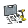 V20 18V BL trapano a percussione 2Ah Kit KB W ACC