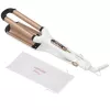 Concept GLAM Style KT2140 arricciacapelli per onde, 100 W, 9 livelli di temperatura, rivestimento in ceramica, cavo girevole da 1,8 m, oro rosa