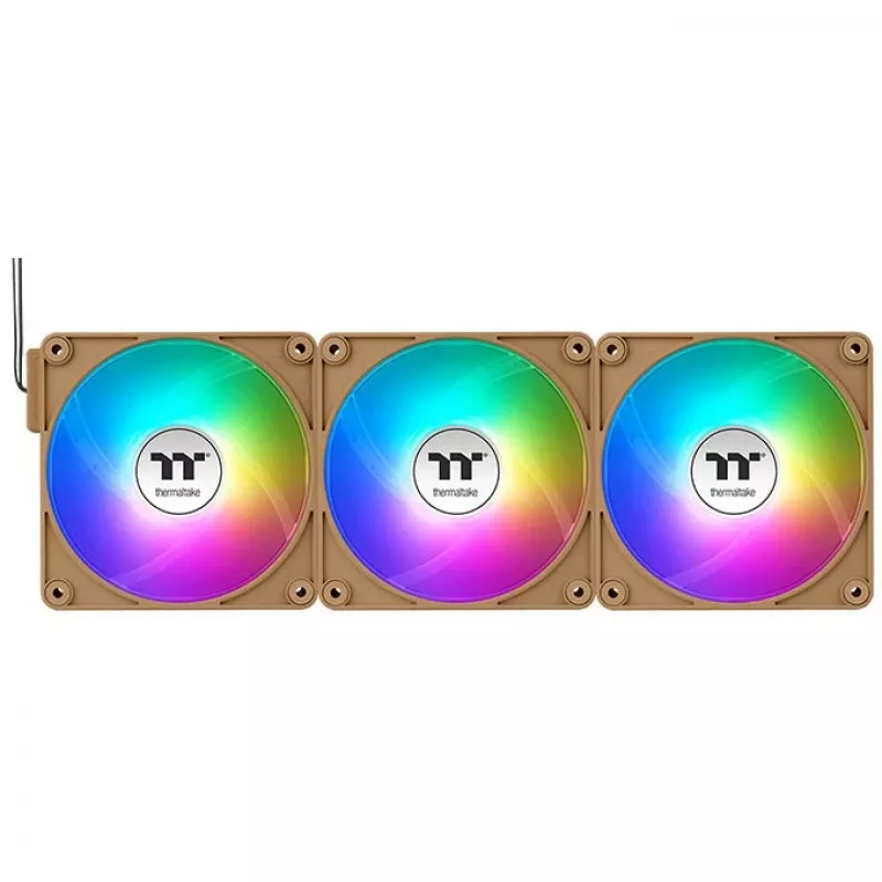 Ventola Thermaltake CT120 EX Reverse ARGB Sync 12 cm 500–2000 U/min marrone sabbia