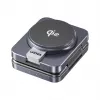 Stazione di ricarica wireless pieghevole 3 in 1 UNITEK P1300AGY01 Qi2 15 W, grigio