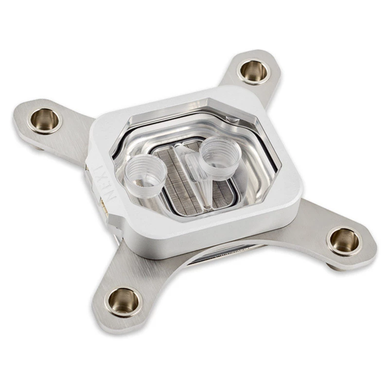 Aqua Computer 21871 cuplex kryos NEXT RGBpx waterblock, LGA 1700/1851, acrilico/nichel