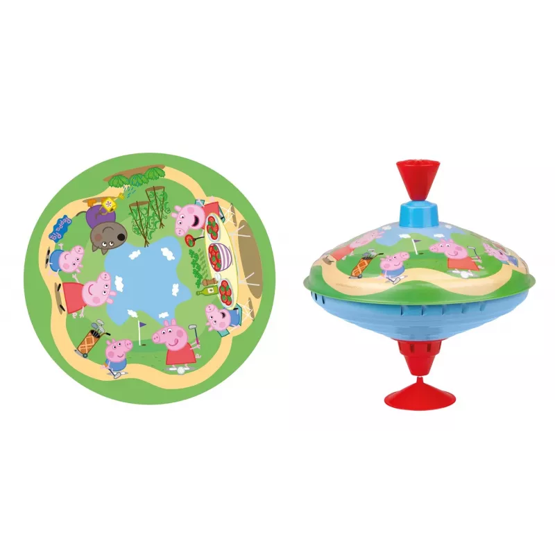Trottola 19 cm Peppa Pig in scatola