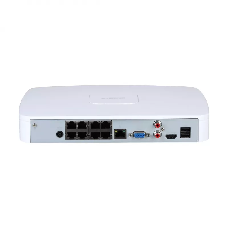 Dahua Technology WizSense NVR4108-8P-EI Registratore video di rete 1U bianco