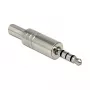 Connettore per cavo DeLOCK 65546 3,5 mm argento