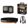 Torcia frontale Duracell DH500R nera, arancione