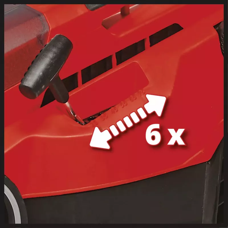 Tosaerba a batteria GE-CM 36/37 Li-Solo, 36 Volt (2x18 V) (rosso/nero, senza batteria e caricabatterie)