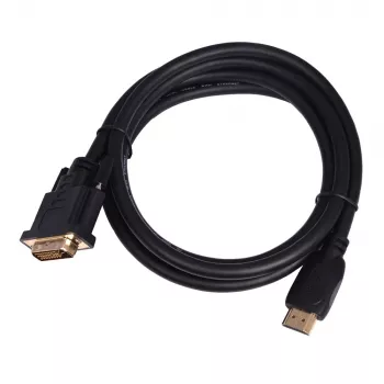 TB cavo HDMI-DVI 1,8 m rivestito in oro, DVI 24+1