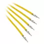 BitFenix Alchemy 2.0 BFX-ALC-40CMLY-RP set di cavi per alimentatore, 5x 0,4 m, giallo