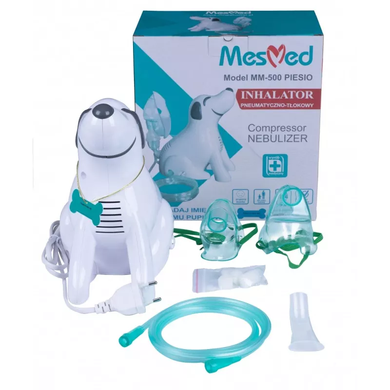 Inalatore Mesmed MM-500 Piesio pneumatico a pistone design portatile