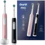 Spazzolino elettrico Oral-B Pro 1 Duo — nero/rosa, 2 modalità di pulizia
