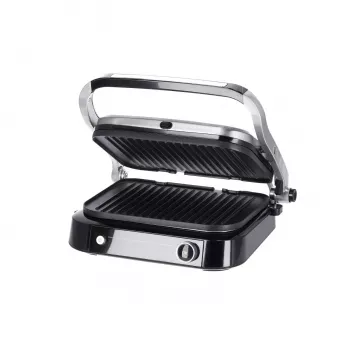 Piastra grill SEVINI Pro, KG 2395 (argento/nero, 1.800 Watt)