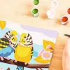 CreArt - Farbenfrohe Wellensittiche, pittura