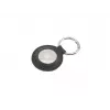 Custodia protettiva in pelle per Apple AirTag FIXED FIXWAT-C2-BK vera pelle di vitello nero custodia compatta